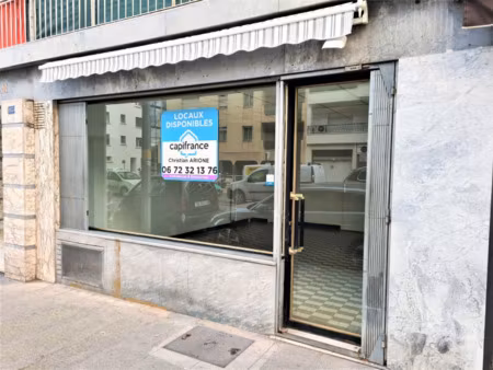 local professionnel à louer nice 2 pièce(s) 33m2 500€/mois ht/hc