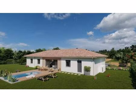 terrain avec maison neuve à vendre