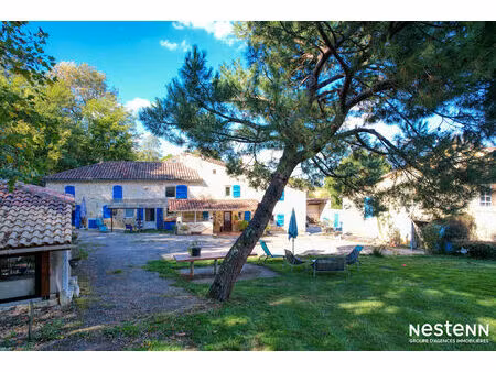 a vendre maison en pierre rénovée avec dépendances  piscine et parc arboré sur un hectare