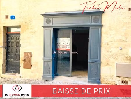 uzès centre  en exclusivité et nouveauté ce pas de porte de 36 m² avec vitrine dans rue pa