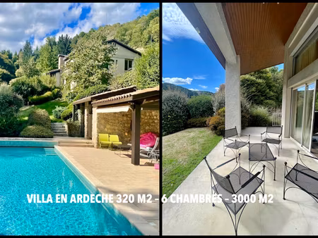 vente villa 320 m² à le cheylard (07160)  695 000 €