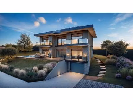 terrain avec maison neuve à vendre