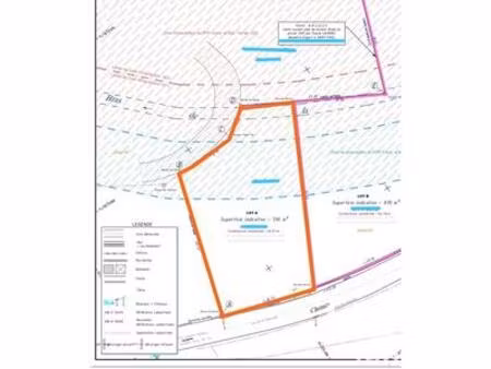 vente terrain 596 m²  réunion