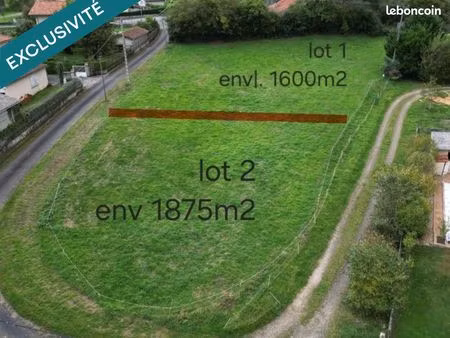 terrain 1600 m² cabanac-cazaux