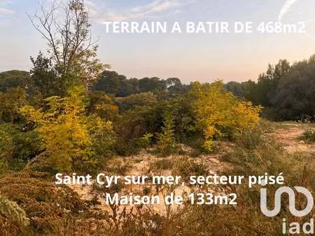 vente terrain à saint-cyr-sur-mer (83270) : à vendre / 468m² saint-cyr-sur-mer