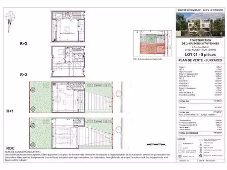 vente maison 5 pièces 157 m² à nogent-sur-marne (94130)  1 180 000 €