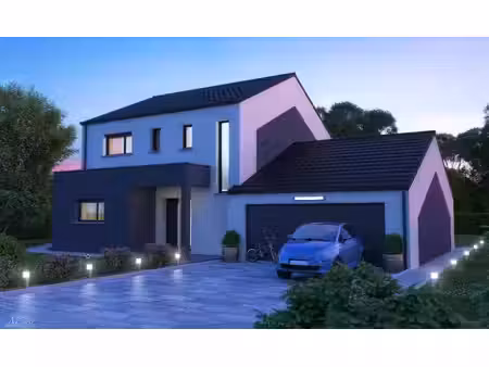 terrain avec maison neuve à vendre