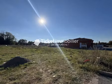 vente terrain à batir 559 m² à noe (31410)  86 300 €