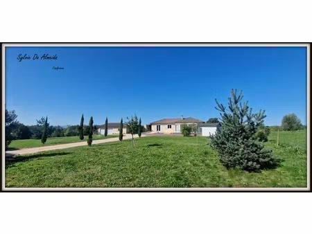 maison à vendre 6 pièces manziat (01)proche macon plain-pied 140 m² terrain 2500 m²  garag