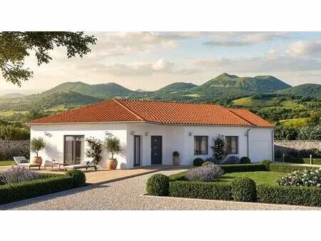 terrain avec maison neuve à vendre