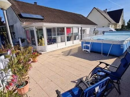 maison 114m²  véranda  cuis  salon/séjour  3ch  garage  grenier/614 m²