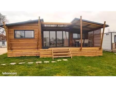 chalet et sa parcelle à vendre