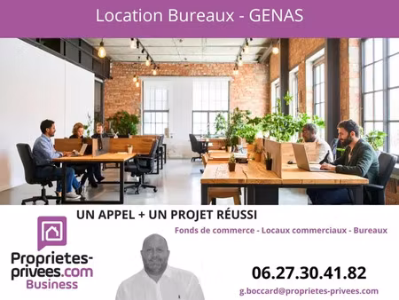 69740 genas - location bureaux 825 m²