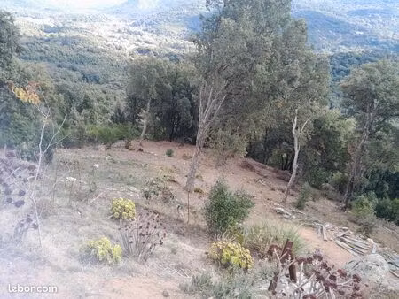 terrain 1100m2 avec accès belle vue calme ensoleillé