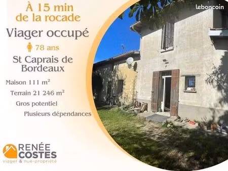 maison en viager 4 pièces 111 m²