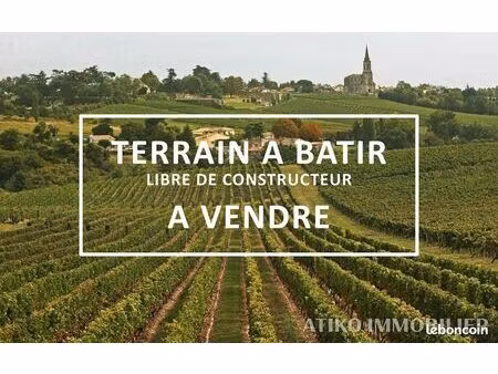 terrain 2755 m² bourg