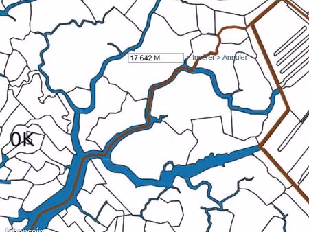 affaire rare 17 grand marais à saint-just-luzac - 1.7 hectares pêche/chasse pour seulement