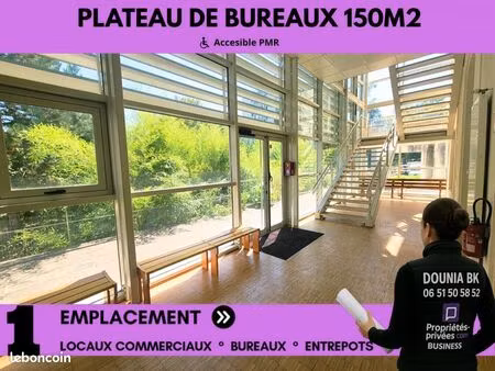 bureaux 150 m²