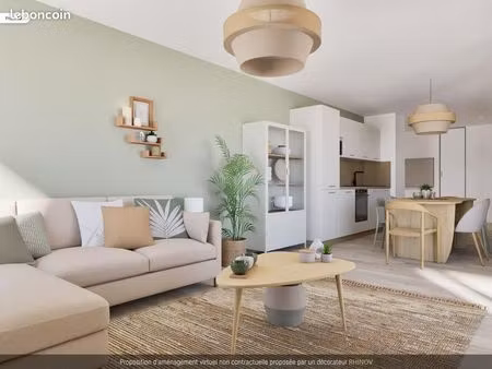 appartement - 3 pièces - les terrasses des 3 parcs brs