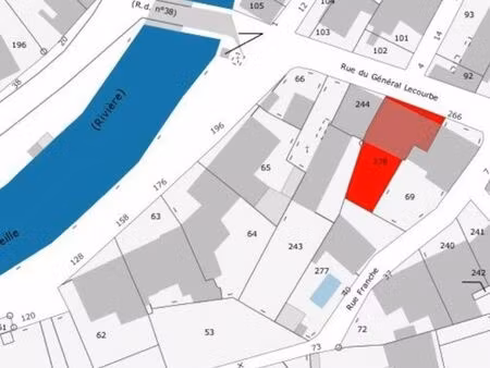 immeuble 11pieces 262 m2 avec t5 t3 t2 garage ruffey sur seille