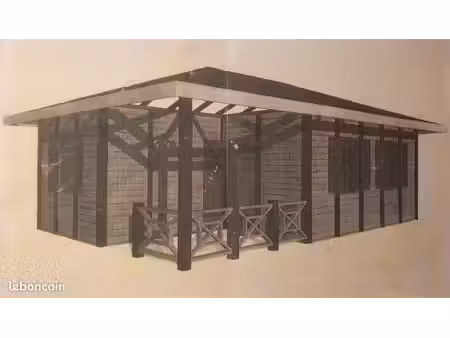 chalet bois en kit
