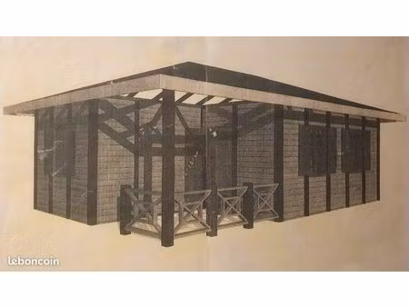 chalet en bois exotique