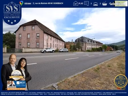 appartement 3 pièces 44 m²