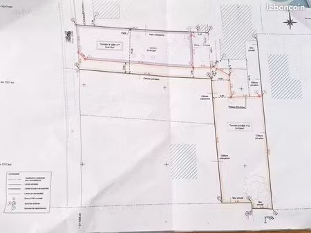 a vendre terrain non viabilisé