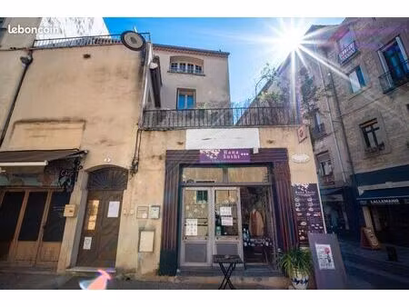 local commercial loué – pézenas centre – rentabilité immédiate