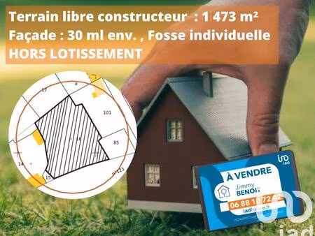 terrain constructible à vendre
