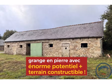 locronan maison en pierre + terrain constructible