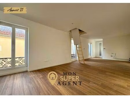 à louer – superbe duplex rénové de 60m² – cœur de nangis