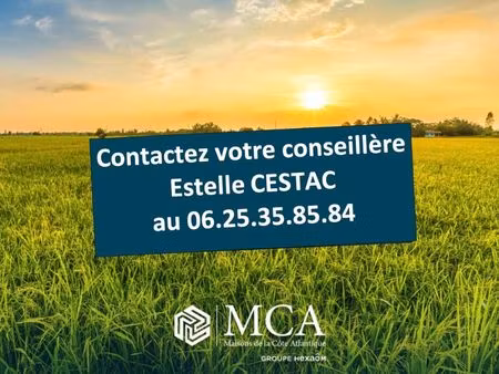 vente terrain 828 m² carcarès-sainte-croix (40400)