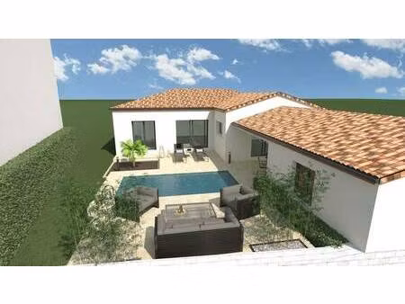 terrain avec maison neuve à vendre