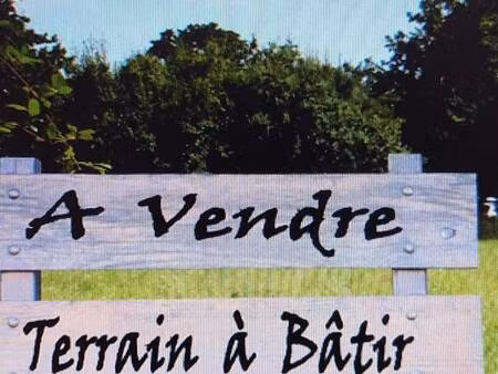terrain constructible à vendre