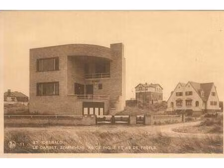 villa de style international à vendre à saint-idesbald.