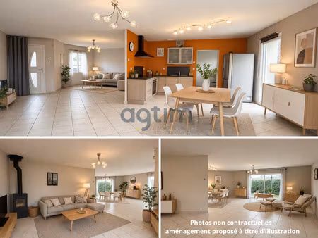 à vendre maison familiale moderne avec 4 chambres et burea
