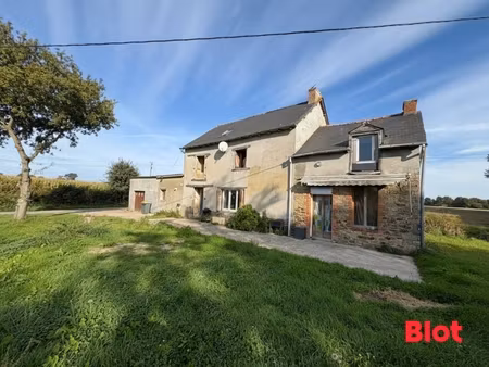 a vendre blot immobilier - quedillac (35290) – maison en campagne - terrain de 825 m²