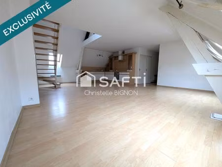 appartement duplex f3 en centre ville - proche gare