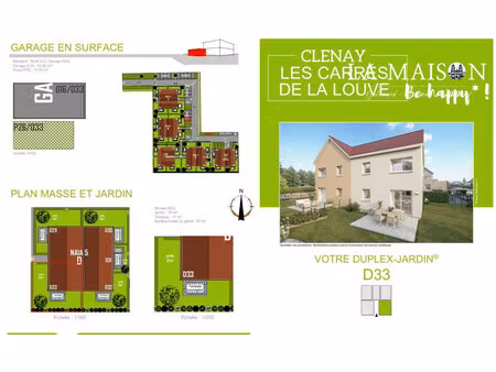 appartement en duplex avec jardin