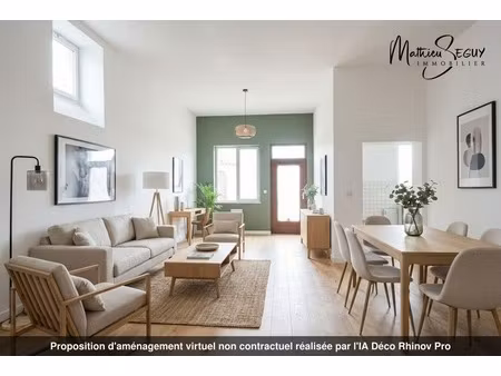 grezieu la varenne plateau appartement t3 de 63 59 m² avec jardin de 86.41 m² avec 2 stati