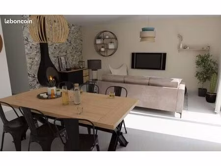 maison moderne 100m² – 4 chambres – suite parentale – garage – jardin – à 20 min de lyon (