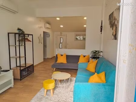 location maison t2 meublée plein pied