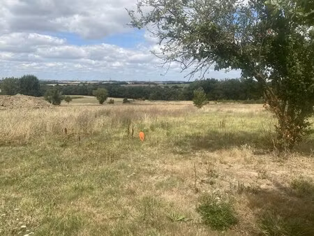 terrain constructible 908 m²- environnement campagne