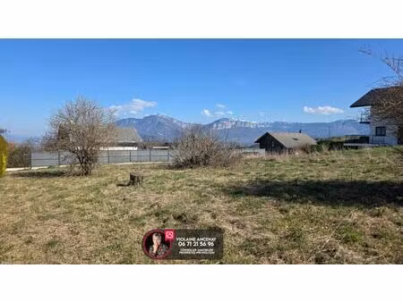 terrain viabilisé montagnole 735 m2