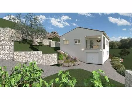 terrain avec maison neuve à vendre