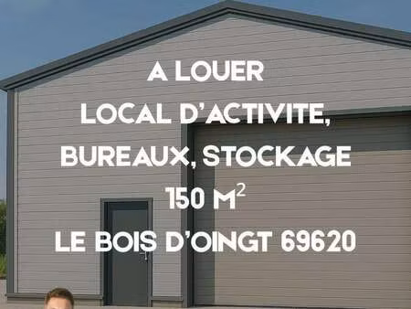 location bureaux et commerces au bois-d'oingt (69620) : à louer / 150m² le bois-d'oingt