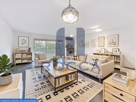 3 pièces terrasse - fabron - belle résidence avec piscine