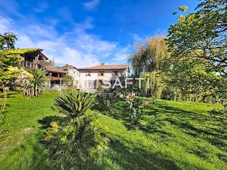 maison ancienne rénovée à la campagne sur une parcelle de 3600m²