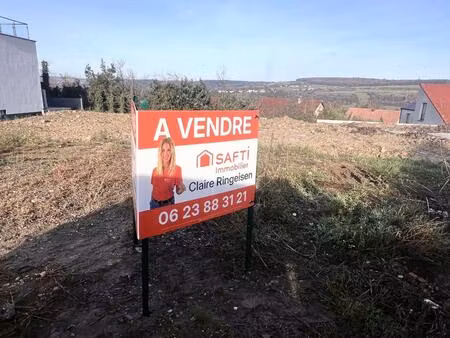 terrain à bâtir viabilisé - frauenberg - vue magnifique